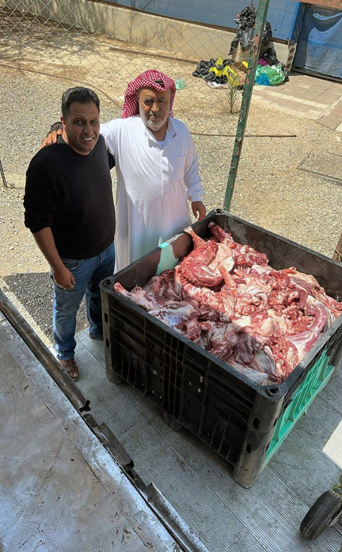 الاغاثة 48: جمع 20 طنًا من لحوم الأضاحي من النقب وتوزيعها على العائلات المستورة في مجتمعنا العربي